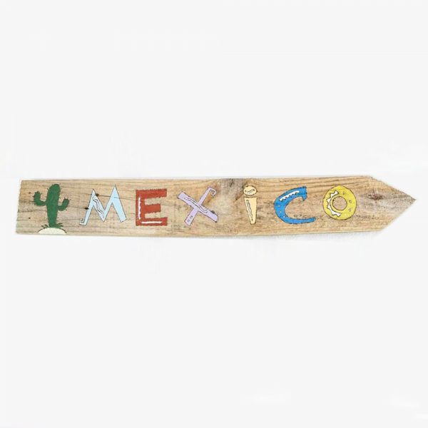 panneau-directionnel-vacances-mexico-2-deco-fait-main-artisanat-français