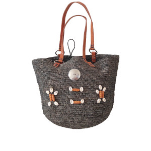 sac-raphia-gris-coquillages-tortue-tribal-2
